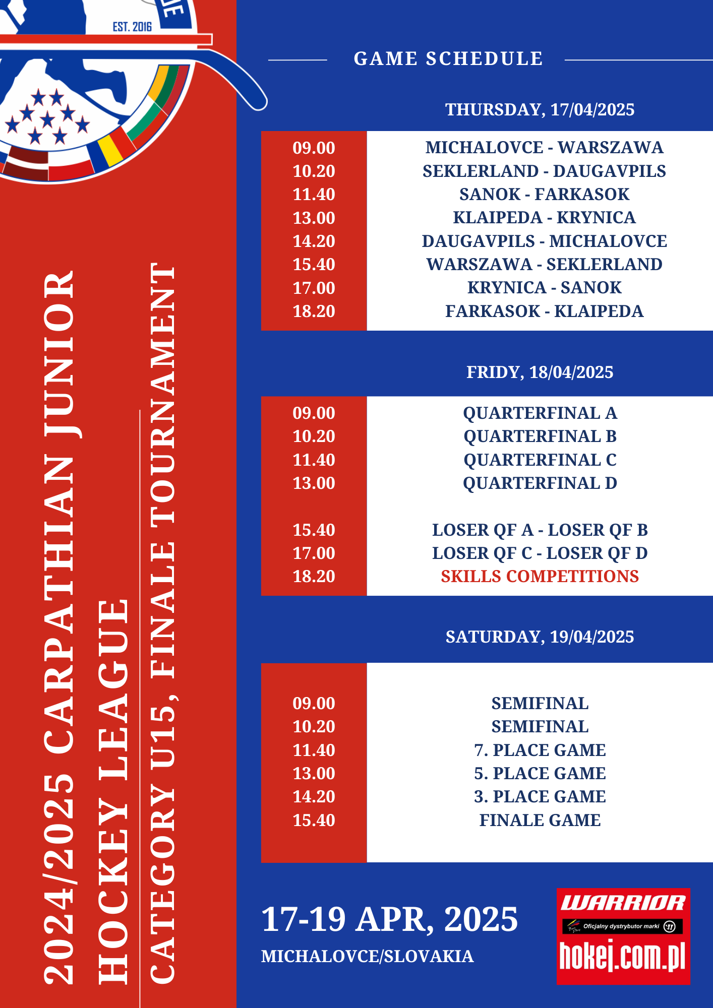 u15 finale schedule web